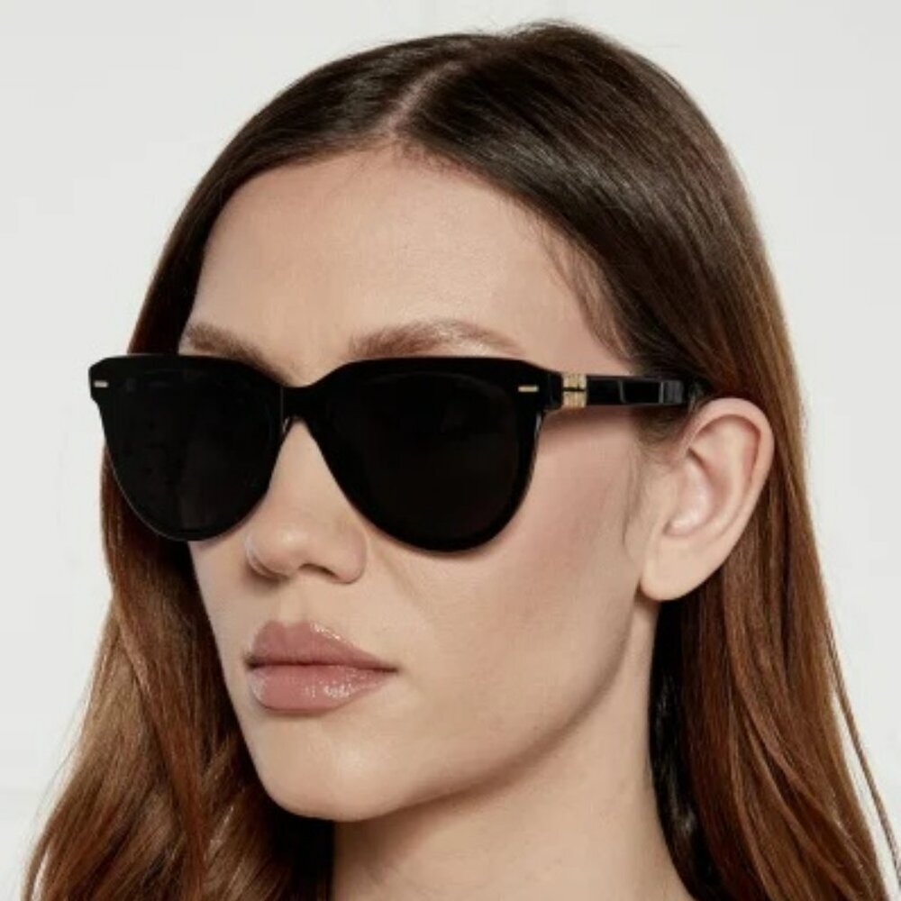 Miu Miu MU12ZS 16K5S0 BRAND NEW Sunglasses Black Grey Phantos Unisex
